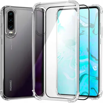 Pouzdro na mobilní telefon Zadní Kryt Hello Case pro Huawei P30 bezbarvý