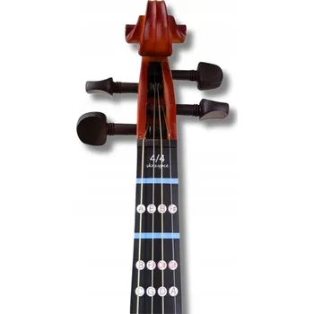 Smyčcový nástroj Nálepka MusicLabel s notami pro housle 4/4