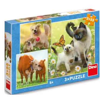 Puzzle Puzzle Rodinka 3x55 dílků