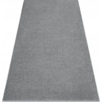 Koberec KOBEREC DO OBÝVACÍHO POKOJE LOŽNICE HLADKÝ MELÍR šedý BEZ VZORU MĚKKÝ 100x200 cm