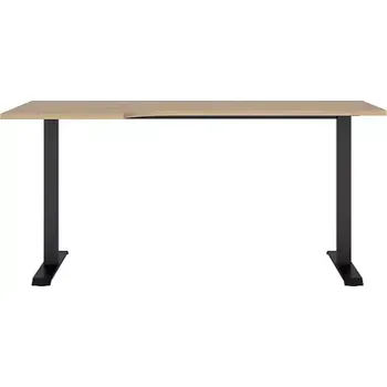 regál SPACE OFFICE stůl BIU/160/90/A/L, levá, dub artisan - SLEVA 3% s kodem radost25