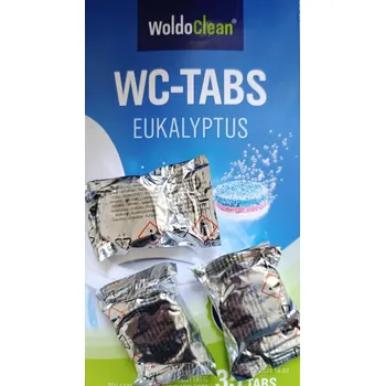 WC čistič Čistící tablety na toalety a potrubí na vyzkoušení 3 ks