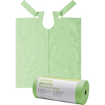 Orbis Dental ORBIS Roušky pro pacienty v roli vázací, papír/fólie, cedro, 61 × 53 cm, 80 útržků