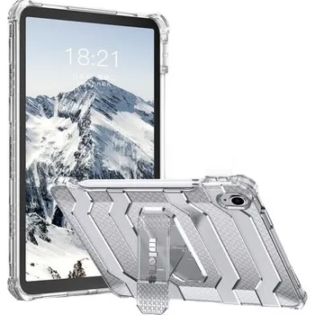 Pouzdro na mobilní telefon Odolný transparentní kryt se stojánkem pro iPad 10,9" (2022) / 11" (2025) - čirý