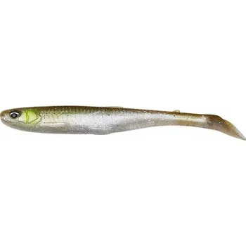 Umělá nástraha Savage Gear Slender Scoop Shad 11 cm 7 g Zelená Stříbrná