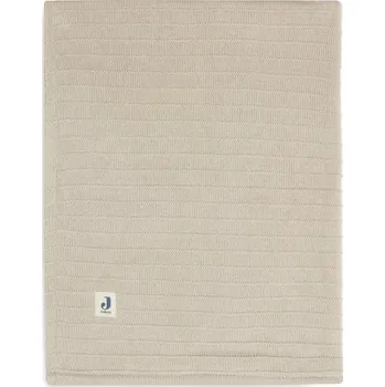 Prostěradlo Jollein deka do kočárku, autosedačky a kolébky pletená 100x75 cm PURE KNIT GOTS No