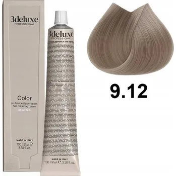 Barva na vlasy 3DELUXE PROFESSIONAL BARVA NA VLASY S ARGANOVÝM OLEJEM 9.12 100 ML