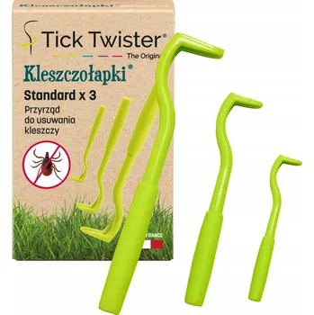 Antiparazitikum pro psa Háčky na klíšťata pro vyjmutí a odstranění klíšťat Tick Twister 3 ks