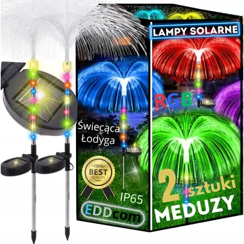 Venkovní osvětlení SOLÁRNÍ ZAHRADNÍ LAMPA MEDÚZA RGB ZAPICHOVACÍ SE SENZOREM, SVÍTÍCÍ TYČ, 2ks