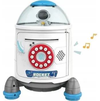 Pokladnička Krabička na peníze pro děti ve tvaru rakety