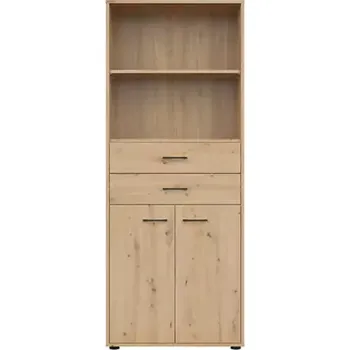 regál SPACE OFFICE regál REG2D2S/200, dub artisan - SLEVA 3% s kodem radost25