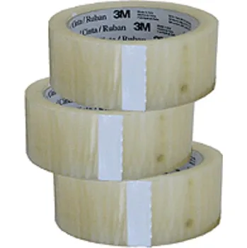 Lepicí páska Páska balicí 3M Tartan 50 mm x 66 m - čirá