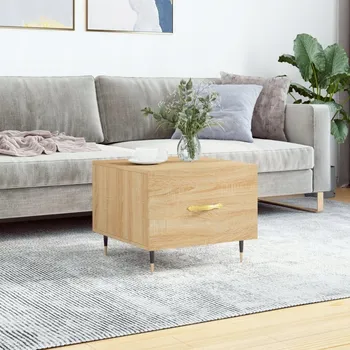 Konferenční stolek Konferenční stolek, dub sonoma, 50x50x40 cm, dřevotřískový materiál