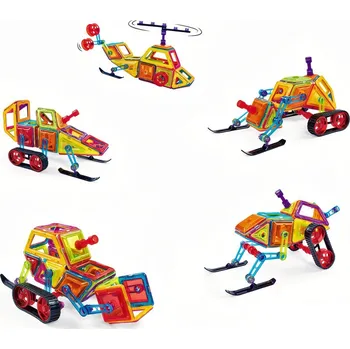 ostatní stavebnice Magnetická stavebnice Vrtulník 72 ks