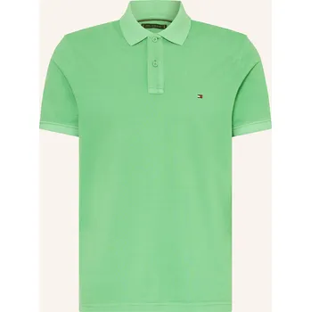Pánská košile Tommy Hilfiger Pánská Polokošile Z Piké Regular Fit, zelená, XXL
