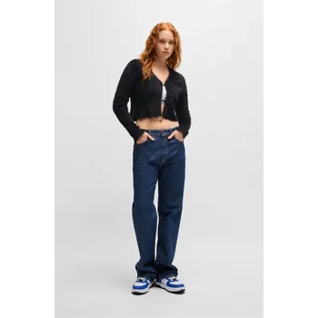 Dámský svetr Svetr Hugo Black 1128105 16 (XXL)