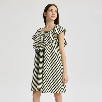 Dětská móda Reserved - Šaty s příměsí viskózy - vícebarevná - 242DA-MLC - 242DA-MLC-U15