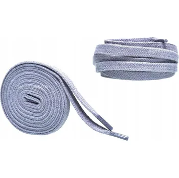 Vrták Tkaničky POPIELATÉ Šňůrky 120 cm PLOCHÉ 8 mm SILNÉ + Široké G10-07