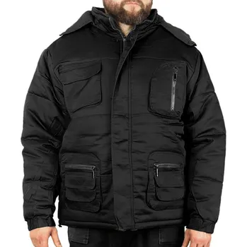 Bunda zimní GOLD CHAMPION černá (pánská zateplená bunda s kapucí)