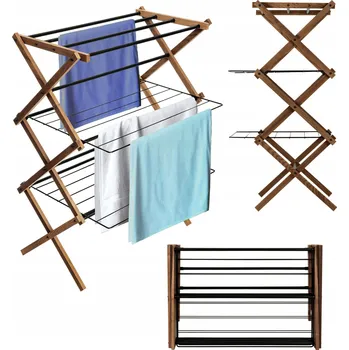 Sušák na prádlo Balkonový, zahradní, volně stojící vertikální sušák na prádlo Rodeno 97-97,2 cm x 69-69,2 cm