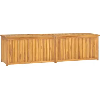 Úložný box Zahradní úložný box, 200x50x53 cm, masivní teakové dřevo