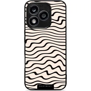 Pouzdro na mobilní telefon Lesklý kryt Mobiwear Glossy - Honor 400 Lite 5G - GA62G Vlnky na béžové (Prémiové lesklé pouzdro, obal, kryt Mobiwear Glossy na mobil Honor 400 Lite 5G - GA62G Vlnky na béžové, materiál Plast + TPU silikon - krytí po všech stranách, neošoupatelný potisk,)