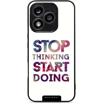 Pouzdro na mobilní telefon Lesklý kryt Mobiwear Glossy - Honor 400 Lite 5G - G078G Start doing (Prémiové lesklé pouzdro, obal, kryt Mobiwear Glossy na mobil Honor 400 Lite 5G - G078G Start doing, materiál Plast + TPU silikon - krytí po všech stranách, neošoupatelný potisk, tenké)