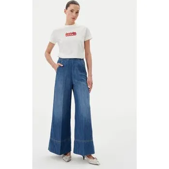 Dámské džíny PINKO Jeansy New Paolina 104823 A2GQ Modrá Wide Leg 40