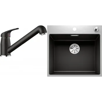 Kuchyňský dřez Set RS Blanco Subline 500-IF/A SteelFrame + Blanco Daras-S (černá + černá)