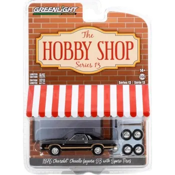 autíčko Chevrolet Chevelle Laguna S3 1976 + náhradní kola 1:64 Chevrolet Chevelle Laguna S-3 1976 - kovový model 1/64