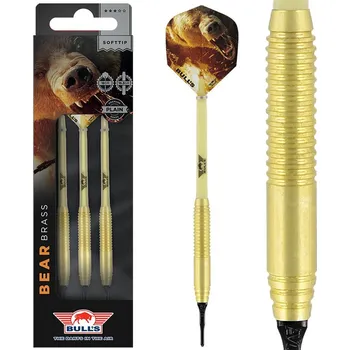 Terč na šipky Bull´s šipky Soft Bear Brass - 18g (16148)