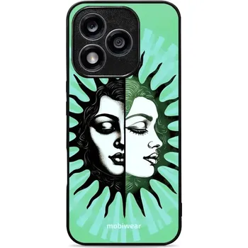 Pouzdro na mobilní telefon Lesklý kryt Mobiwear Glossy - Honor 400 Lite 5G - G058G Dvě tváře slunce (Prémiové lesklé pouzdro, obal, kryt Mobiwear Glossy na mobil Honor 400 Lite 5G - G058G Dvě tváře slunce, materiál Plast + TPU silikon - krytí po všech stranách, neošoupatelný potisk
