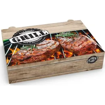 Jednorázové nádobí Gastro obaly Hliníková papírová krabička 22x16x5cm (min. počet 143ks)