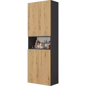 Koupelnový nábytek Koupelnová skříňka Noeli 2DK2K antracit/dub artisan - SLEVA 3% s kodem radost25