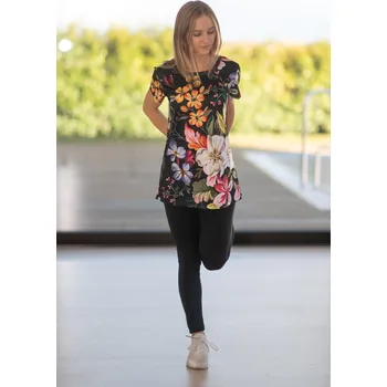 Dámské tričko UTOPY Dámské sportovní tričko Flower Garden Velikost: XL