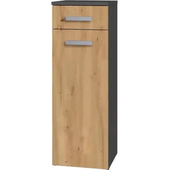 Koupelnový nábytek Koupelnová skříňka Noeli V 1D1S antracit/dub artisan - SLEVA 3% s kodem radost25