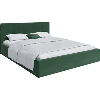 Postel Čalouněná postel RINO 120x200 cm s kovovým roštem zelená