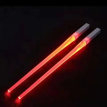 Party dekorace Svítící led hůlky na párty a zábavu | světelné tyčinky 2 ks - červený