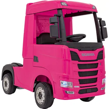Dětské elektrovozidlo KidVolt Dětský elektrický kamion Scania růžová