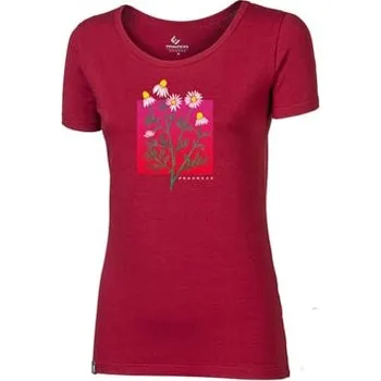 Dámské tričko SASA "CAMOMILE" dámské triko s bambusem višňová XL