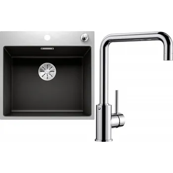 Granitový dřez Set RS Blanco Subline 500-IF/A SteelFrame + Blanco Mili (antracit + chrom)