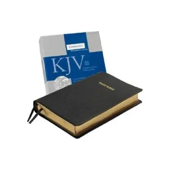 KJV Concord Reference Bible, Black Edge-lined Goatskin Leather, KJ566:XE – Cambridge University Press (EN)