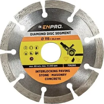 Brusný kotouč Kotouč diamantový segment Ø 180 x 22.2 mm, ENPRO