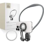 TECH-PROTECT AC200 MAGNETICKÝ DRŽÁK POV MAGSAFE NA KRK PRO IPHONE, GOPRO A DJI, ŠEDÝ