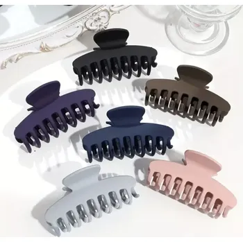 Sada elegantních matných skřipců v 6 barvách (Vlasové doplňky pro )