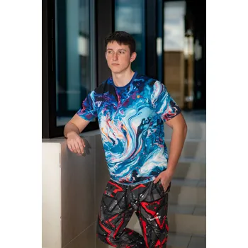 Pánské tričko UTOPY Pánské sportovní tričko Abstract Velikost: S