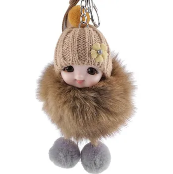 Přívěsek na batoh / klíče, barva 5 béžová tmavá