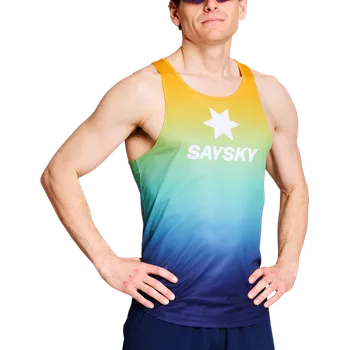 Pánské tílko Tílko Saysky Drip Dye Flow Singlet nmrsi60c-1032 Velikost L
