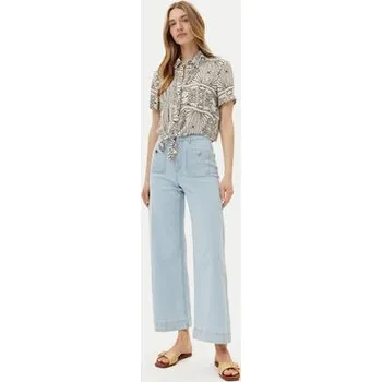 Dámské džíny Vero Moda Jeansy Kayla 10328192 Modrá Wide Leg 25_32