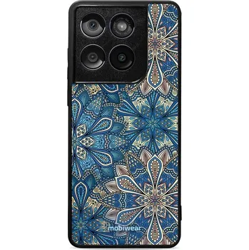Pouzdro na mobilní telefon Lesklý kryt Mobiwear Glossy - Motorola Edge 60 Fusion - G038G - Modré mandala květy (Prémiové lesklé pouzdro, obal, kryt Mobiwear Glossy na mobil Motorola Edge 60 Fusion - G038G - Modré mandala květy, materiál Plast + TPU silikon - krytí po všech stranách